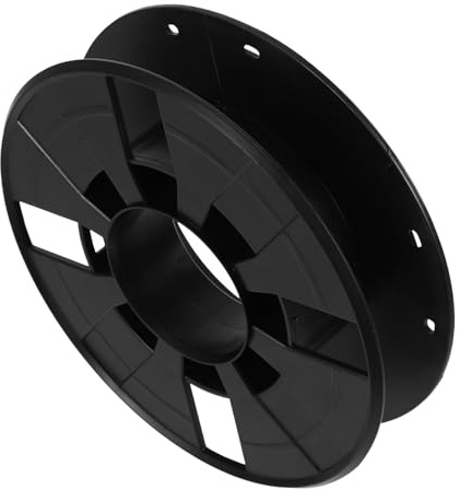 Bobine pour Fil 0,25kg Portable de Rangement et Gestion de Câbles | Plastique Noir, Usage 3d Printing et On-the-go, pour Fils Tressés et Fils D’acier
