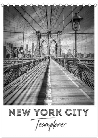 NEW YORK CITY Teamplaner (Tischkalender 2026 DIN A5 hoch), CALVENDO Monatskalender: Für Terminierungen im Büro oder Daheim (CALVENDO Orte)