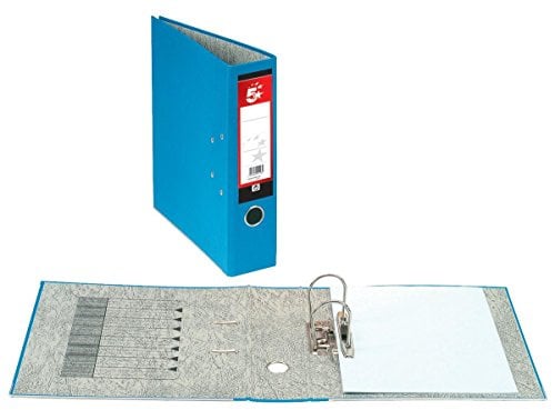 5 Star Office Lever Arch File 70mm Foolscap Blue [Pack 10]