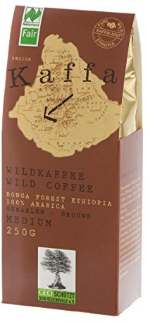 ORIGINAL FOOD Wildkaffee Kaffa, medium, gemahlen (250 g) - Bio