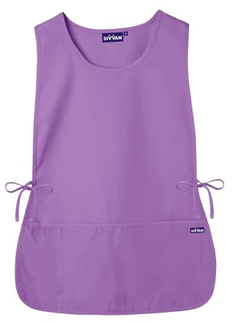 Sivvan Unisex Schürze - Verstellbare Taillengurte, 2 tiefe Fronttaschen - S8700 - Lavender - R