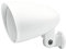 OMNITRONIC PS-2.5WB 1 Paire d'enceintes de projecteur Blanches | 2 Haut-parleurs muraux de 2,5 résistants aux intempéries avec Support, 70 W RMS / 8 ohms