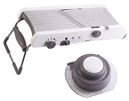 Einstellbare Mandolinenschneider, Gemüseschneider Käsereibe Julienne Slicing Tool Multifunktionale Küche Aid Tool mit scharfen Klingen