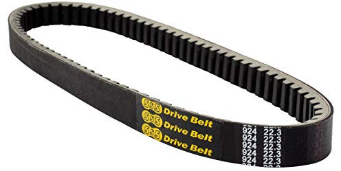 Triple-S Heavy-Duty Motorcycle Drive Belt 22.3x10.5x924mm 30° Compatible with Honda