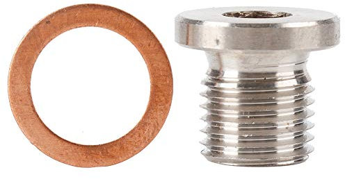Sauerstoffsensor, M12 1,25 mm Sauerstoff O2 Lambdasonden Blindstopfenkappe Bang Motorcycles Oxygen Flared Tube Fitting
