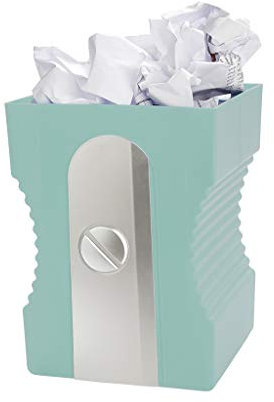 balvi Papierkorb Sharpener Farbe Himmelblau Recycling-Papierkorb Das ideale Zubehör für das Arbeitszi
