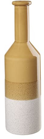 ASA - Vase, Blumenvase - Botella - Safran/gelb - Steinzeug - Ø 12,2 cm - Höhe 41,5 cm