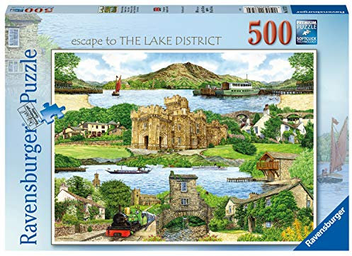 Ravensburger Escape To The Lake District 500 Piece Jigsaw Puzzle for Adults & Kids Age 10 Years Up