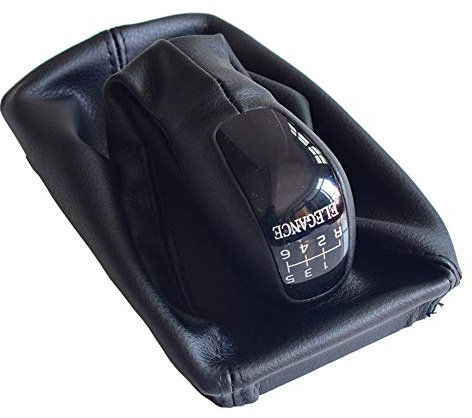 Hacreyatu Pomo para palanca de cambios de coche de 6 marchas para Mercedes-Benz Clase E W211 S211 2002-2009 (ELEGANCE)