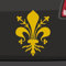 Florentiner Lilie Aufkleber -6 Größen 21 Farben- Heraldik Wappen Florenz Italien