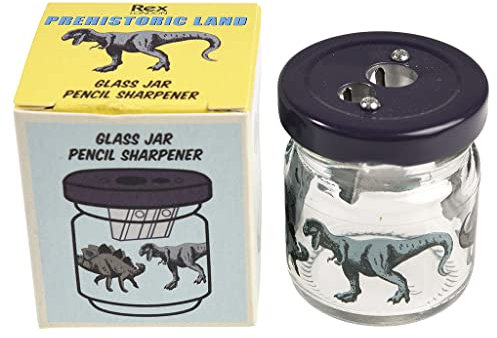 Dinosaurier-Bleistiftspitzer aus Glas