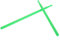 RITTRO Paar 5A Drumsticks Nylon Stick für Schlagzeug Set grün