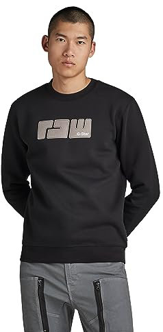 G-STAR RAW Herren RAW. Felt r sw, Schwarz (dk Black D23480-D425-6484), L