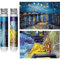 Stakee 2 Sets Mini -Puzzles Van Gogh Berühmte Gemälde Puzzle Herausforderung an Micro Puzzle House Entertainment Toys Für Erwachsene