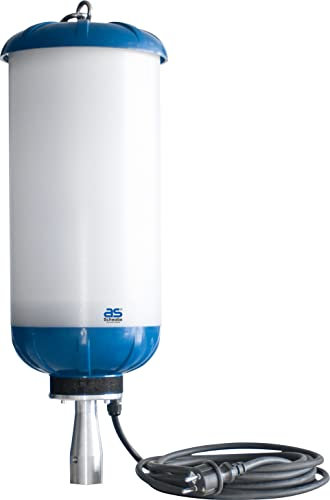 as - Schwabe EnergyTube XL 360° LED Strahler 200 W, 30000 Lumen - Baustellenbeleuchtung - mit Schutztasche - schlagfest IK10-5000 K - mit DIN-Zapfen - Baustrahler spritzwassergeschützt IP44, 46241