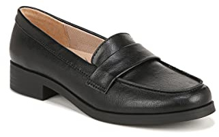 LifeStride Womens Sonoma 2 Slip On Loafers Black 7 M