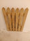 Wooden Spike Top Picket Garden Gate Pedestrian Gate Wooden Pressure Treated 3foot High (90cm High x 83cm Wide x 7 cm Deep)