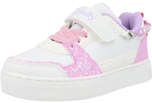 Lelli Kelly Gioiello New Sneaker Bianco/Lilla con Glitter Modello LKAA4010 Bili (31)