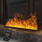 Cheminée à Vapeur d'eau, Foyer électrique, Foyer électrique encastrable, Effet de Flamme 3D, Foyer avec télécommande [80cm, Noir]