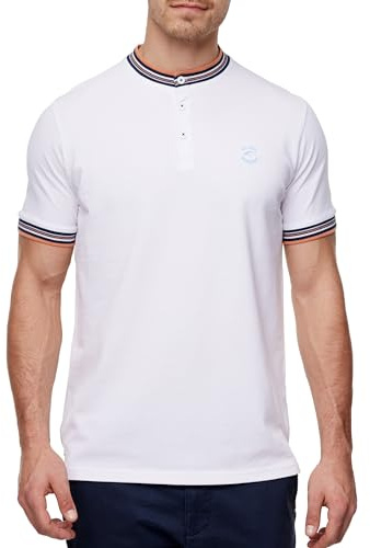 Indicode Herren INOdell T-Shirt mit Rundhals-Ausschnitt aus Baumwolle | Herrenshirt Sommershirt Offwhite, L