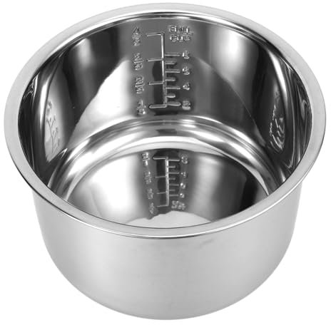 Alipis Edelstahl Kochtopf Für Reiskocher Innentopf Für Elektroherd Ersatztopf Für Haushaltskocher Herdzubehör Für Reiskocherinnentopf