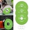 GIONAR 3 PCS Glass Cutting Disc Set, 3 PCS Diamond Cutting Discs for Angle Grinder, Tile Cutting Blade, Glass Grinder, Super Thin Cut Off Wheels for Ceramics, Jade, Crystal,3 PCS Washers