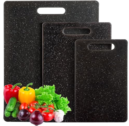 3-Piece Cutting Board Set, Darkslategray, 25 x 15 cm, 30 x 20 cm, 36 x 27.5 cm