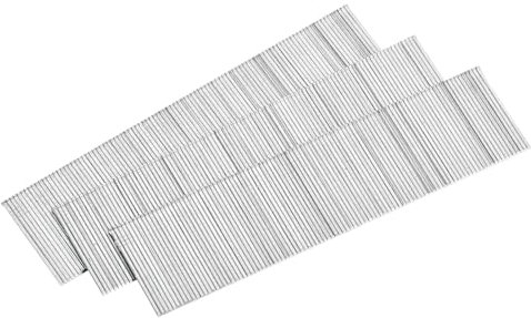 sourcing map 2000Pcs 18 Gauge Brad Nails, 1-3/16 Length Straight Finishing Nails, Galvanized Carbon Steel Nails for Woodworking Construction Silver