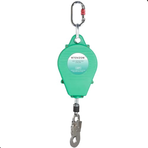 33FT Self Retracting Lifeline, RTOVZON Yoyo, Retractable Safety Lanyard