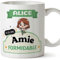Mugffins Tasses Personnalisables pour AMIE/COPINE - En Français - Cadeau Personalisé- Tu es formidable - Kawaii - 11 oz / 330 ml