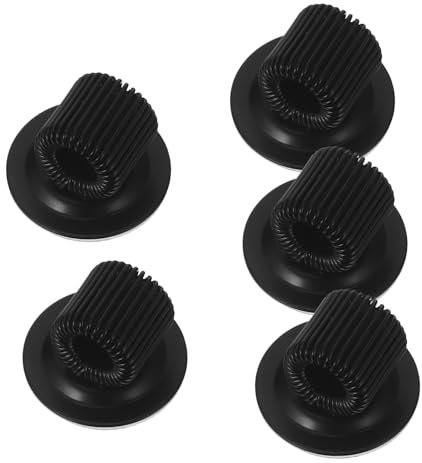 Uonlytech 5 Stück Stifthalter Stifteinsatz bleistifte flipchart stifte kassenrollen zubehör Professioneller Stiftfederring Bleistiftclip für den täglichen Gebrauch Stiftclips Eisen Schwarz