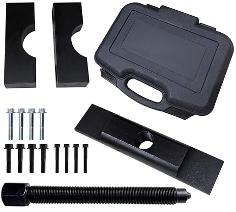 JAVENYIMAN 60050 Heavy-Duty Yoke Puller for Class 6-8 Trucks and Equipment，Semi Yoke Puller for Trucks Removal Tool Kit Semi Truck Yoke Remover with 12 pcs Flange Bolt