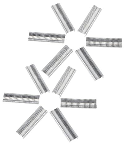 Kisangel 600Pieces Type Fencing Clips Durable Wire Staples for Animal Cages Heavy Duty Manual Repair Tool for Poultry Mesh Wire Fencing Sturdy Low Carbon Steel Clips