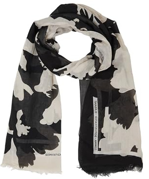 Comma Print-Schal aus Lyocellmix