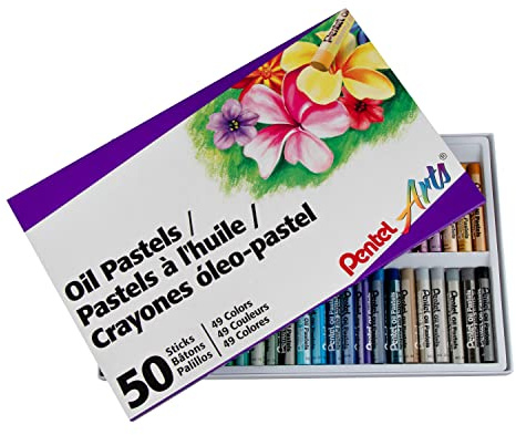 Pentel Oil Pastels 50/Pkg