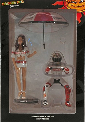 Valentino Rossi figurine / grid girl MotoGP 2005