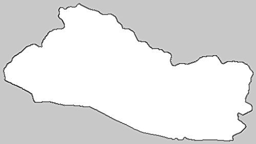 2x adesivi per auto  SALVADOR  Sticker El Salvador taglio contorno (ca. 11x6 cm) (bianco)