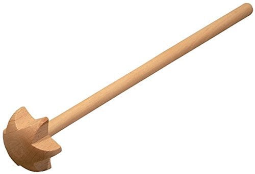 Gravidus Universal Handrührer Quirl Holzquirl 30 cm langlebig aus Buche - ideal für Backen & Kochen