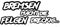Bremsen Macht die Felgen dreckig. / hochwertiger Tuning Sticker, Vinyl, (16x6cm), Product !!! + Farbwahl !!! (schwarz)