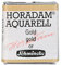 Schmincke – HORADAM® AQUARELL - feinste Künstler-Aquarellfarben, 893 Gold, 14 893 044, 1/2 Näpfchen