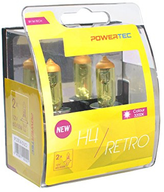 M-Tech ptzrt4 Powertec Retro H4 12 V Duo