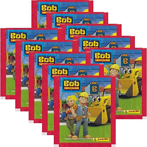 CAGO Panini - Bob der Baumeister - Sammelsticker Album, Tüten, Display (10 Tüten)