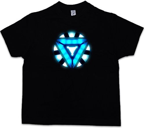 Urban Backwoods Arc Reactor III Jungen Kinder Kids T-Shirt Schwarz 10 Jahre