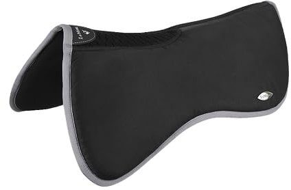 LeMieux Wither Relief Memory Foam Half Pad Black Sattelauflage, Schwarz, L