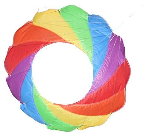 Wolkenstürmer® Bowl BOL S - Leinenschmuck, 60cm, Windspiel Dekoration zum Einhängen in die Drachenleine
