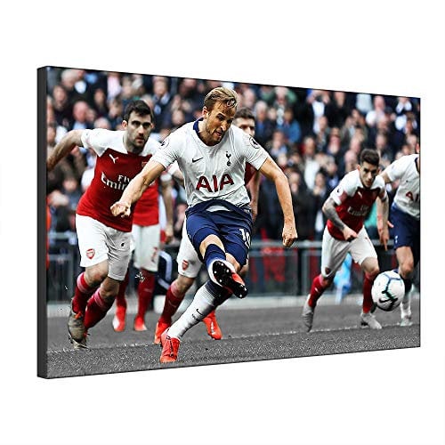 Fußballspieler Harry Kane Gemälde Auf Leinwand Fan Kunst Poster Druckt Wandbild Home Decor Für Kinderzimmer (14,80 x 120 cm(Kein Rahmen))