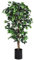 COSTWAY Zimmerpflanze Deko, 180 cm Kunstpflanze grün, Dekopflanze künstlich, Kunstbaum Pflanzendekoration Innendekoration für Zuhause Garten Büro