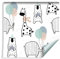 Wallepic Tapete 10m Vlies Tapete Wandbilder Elefant Giraffe Vliestapete 1000x53cm Wand Tapete Wohnzimmer Kinderzimmer Moderne Wanddeko Wand Dekoration
