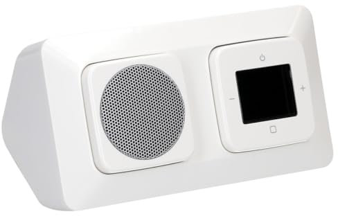 Busch-Jaeger 8250 AJ-214-101 Busch-Radio DAB+ Komplettset für die Eckmontage Alpinweiß Reflex SI 2CKA008200A0235