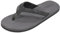 Flojos Tongs Ryan pour homme, Gris/noir, 44.5 EU